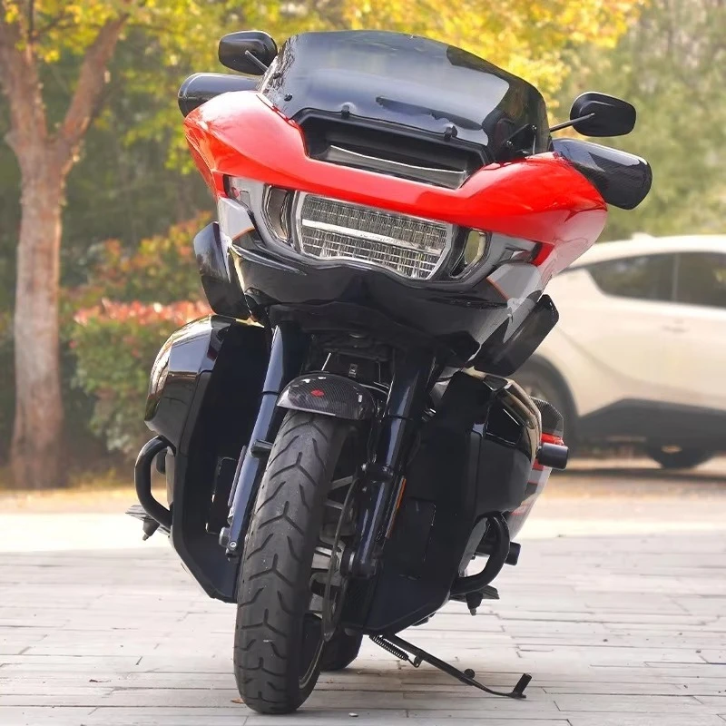 Lower Fairing Fit 121CVO 117 Harleymotorcycle Street Glide Road Glide Leg Guard Black Control Airflow Windproof Leg Shield