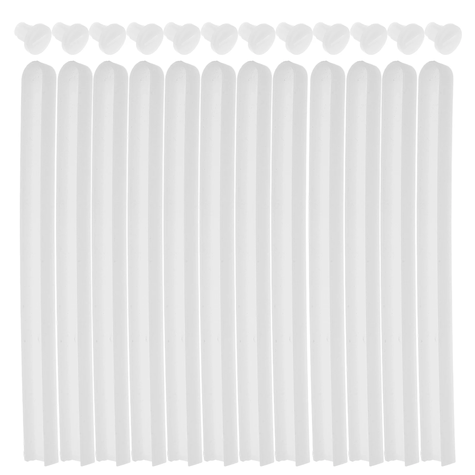 

6 set Plastic Drawer Slides One-Piece Structure Smooth Bearing Full Extension Low Noise Heavy Duty Cabinet Guide Rail For