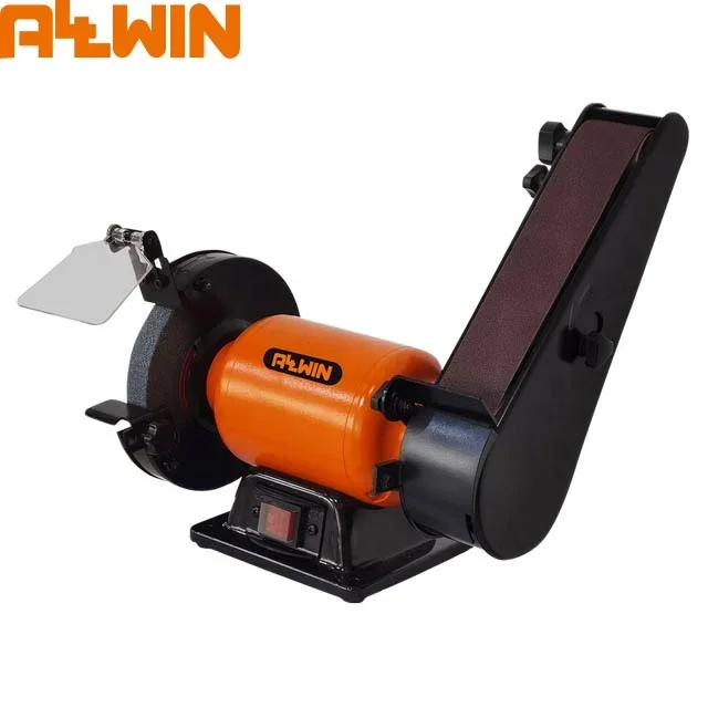 ALLWIN 50*686mm Belt 240v Bench Grinder Electric Steel DIY Customizable Grinder Wheel 1 YEAR 2 Pcs Work Rest CE CSA 0.25kw 50HZ