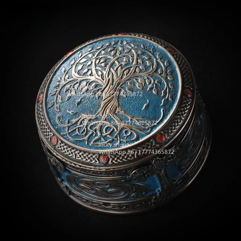 Tree of Life European Vintage Korean Princess Jewelry Box Jewelry Storage Box Jewelry Ring Box