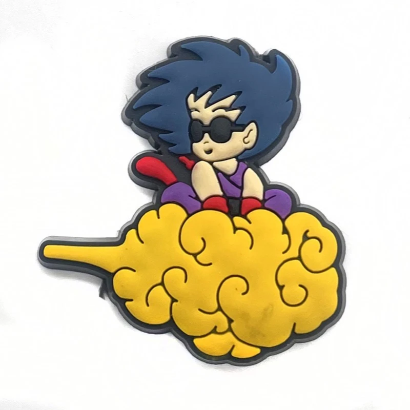 Dragon Ball Son Goku zapatos dijes PVC accesorios de zapatos Anime DIY hebilla de zapato para zuecos decoración de sandalias niño niña regalos de navidad