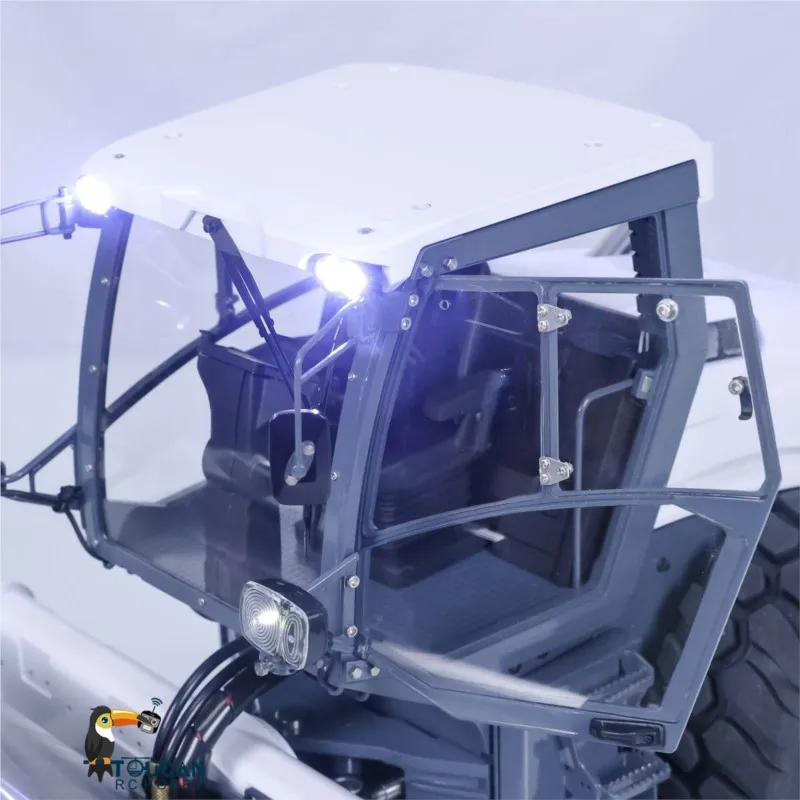 LESU 1/14 Aoue-H13i الهيدروليكية RC الطريق الأسطوانة RTR المعادن البناء بعجلات سيارة شاحنة أنظمة الصوت الخفيفة لعبة نموذج THZH1534