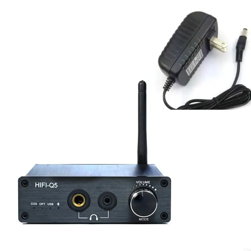 

77HA HIFI Audios Codec 5.1 Channel DAC Headphone Amplifier Support Fiber CoaxialAPTX USB DSD256 Codec