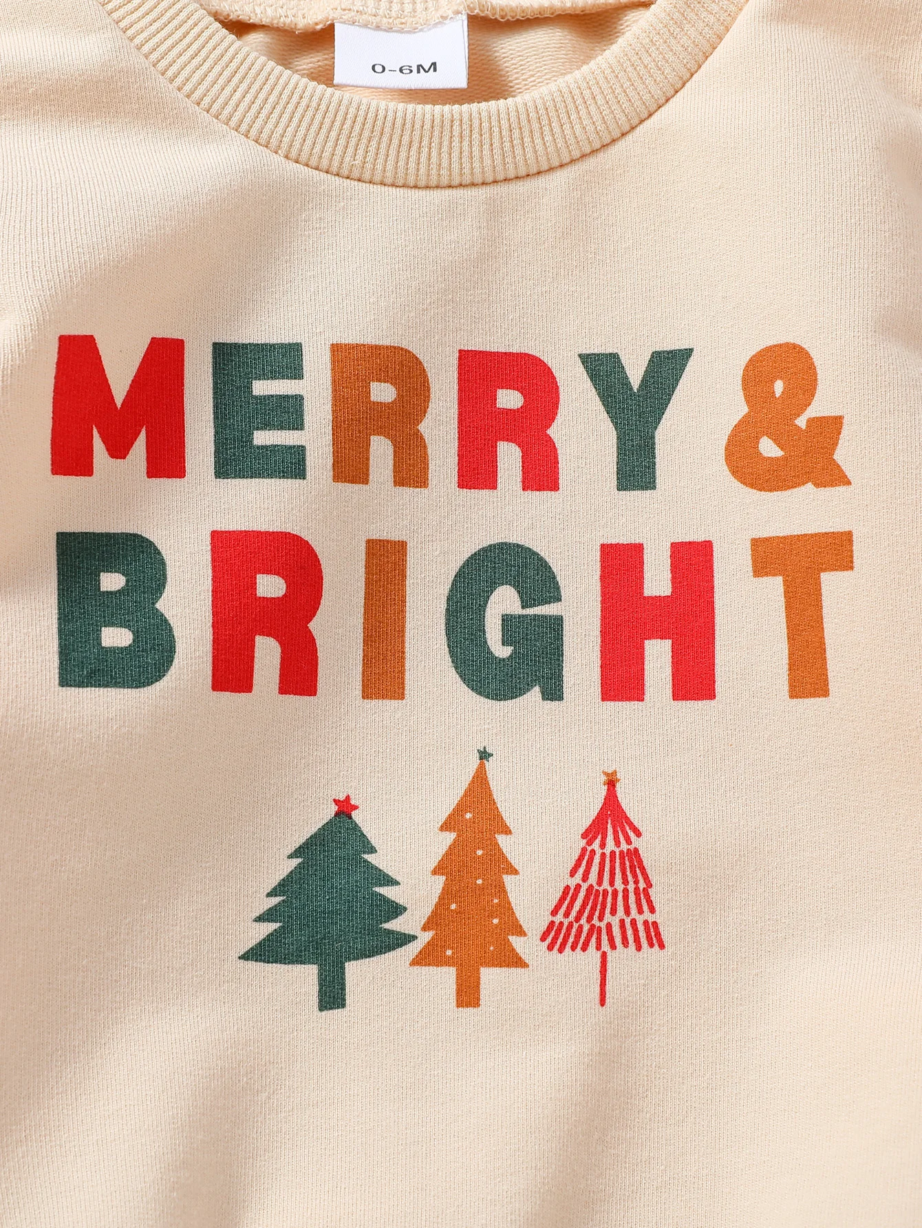 2Pcs Baby Boys Autumn/Spring Long Sleeve Printing Christmas Trees  Seatshirt Set For 2024 New Style  Christmas