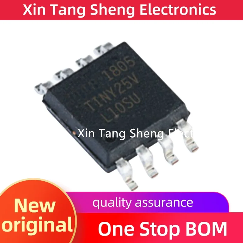 Original authentic ATTINY25V-10SU ATTINY25V SOP-8 MCU 8-bit microcontroller ic chip