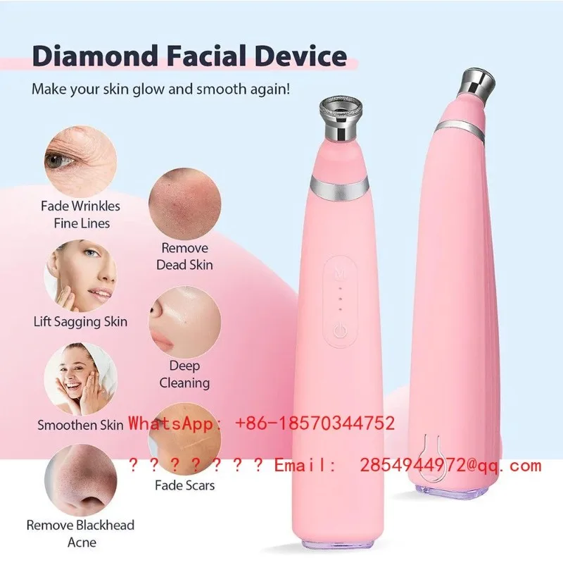 Handheld Microdermabrasion Machine Micro Crystal Skin Peeling Device Blackhead Dead Skin Removal Skin Rejuvenation Beauty Tool