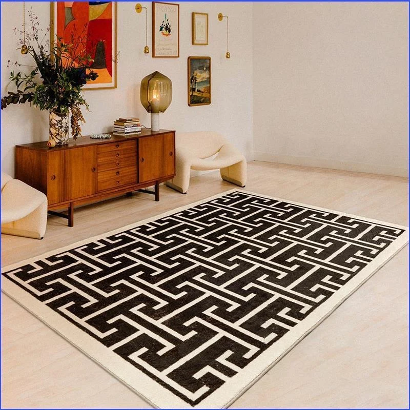 Nordic Living Room Decoration Carpet Large Area Thickened Plush Rugs for Bedroom Fluffy Soft Lounge Rug Home Non-slip Floor Mat