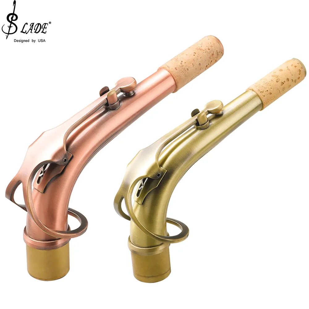 

Alto Eb Tune Saxophone Bend Neck Brass Material Pipe Orifice Sax Replacement Woodwind Instrument Part Accessory