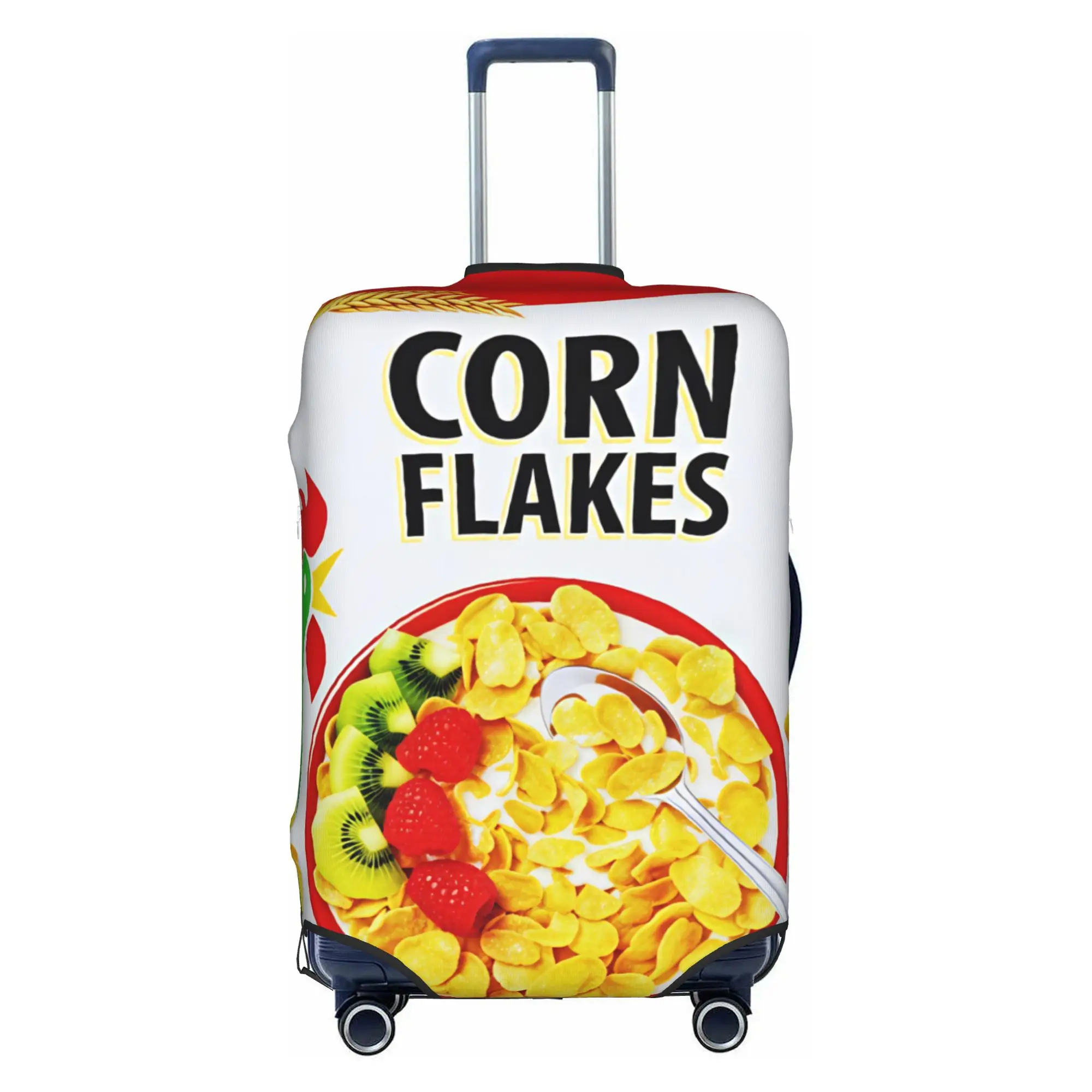 Cartoon Snack Instant Noodle Suitcase Cover Dust Proof  Travel Luggage Covers for 18-32 inch
