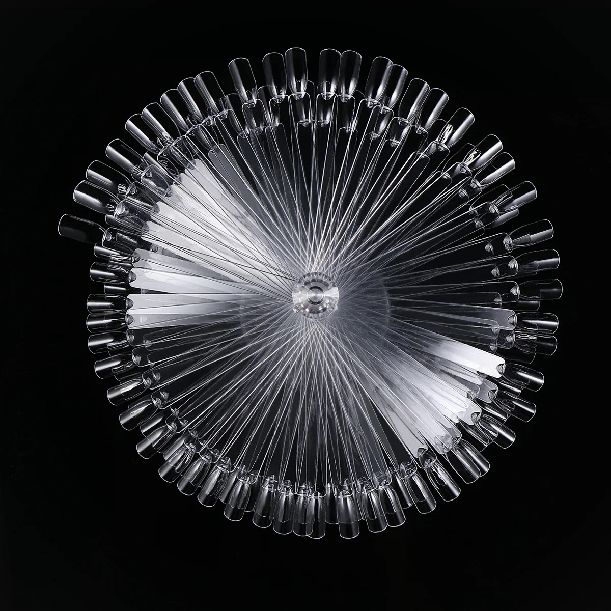 

120 Sticks Spiral Nail Polish Color Chart Display Stand False Nails Art Training Tool Nail Sticks Display for Salon Practice