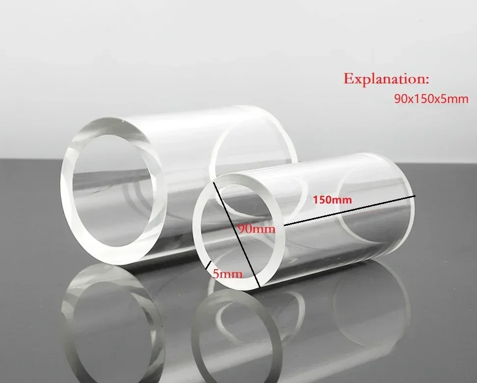 Borosilicate Glass Column,Borosilicate Vision,OD40---100mm, Height 150mm,Thickness 4---10mm(Error ±1mm),Borosilicate Sight Glass