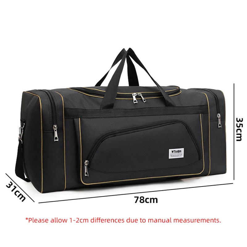 85L Gym Bag Fitness Luggage Bag Oxford Large Capacity Storage Moving Plus Big Handbag Shoulder Backpack Trip waterproof xa201wd