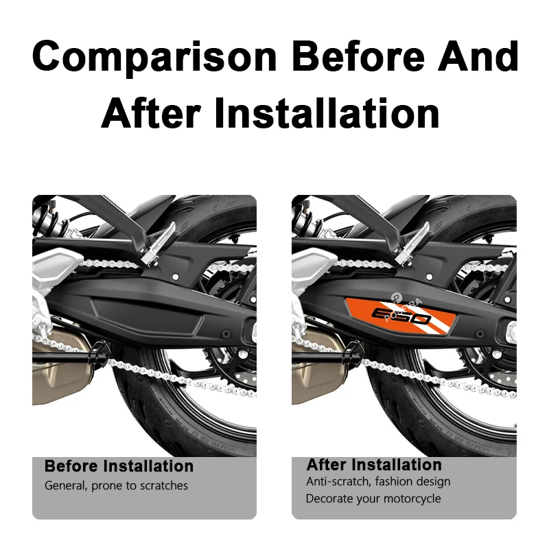 POSFIRA Motorcycle Swingarm Sticker Vinyl Swing Arm Decals for Triumph Trident 660 Trident660 2021-2025 2024 2023 Accessories