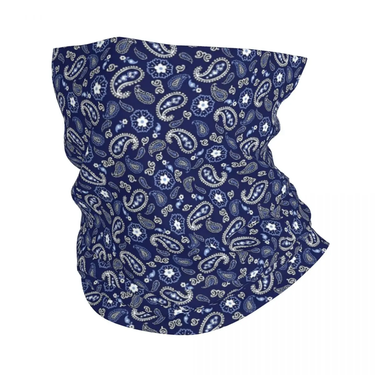Aangepaste Boheemse stijl Bandana Paisley Bandana nekwarmer Dames Heren Winter Wandelen Ski Sjaal Gaiter Face Cover