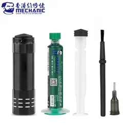MECHANIC UV Photosensitive Solder Mask Ink BGA PCB Circuit Board Paint Soldering Paste Oil Insulating Prevent Corrosive Arcing