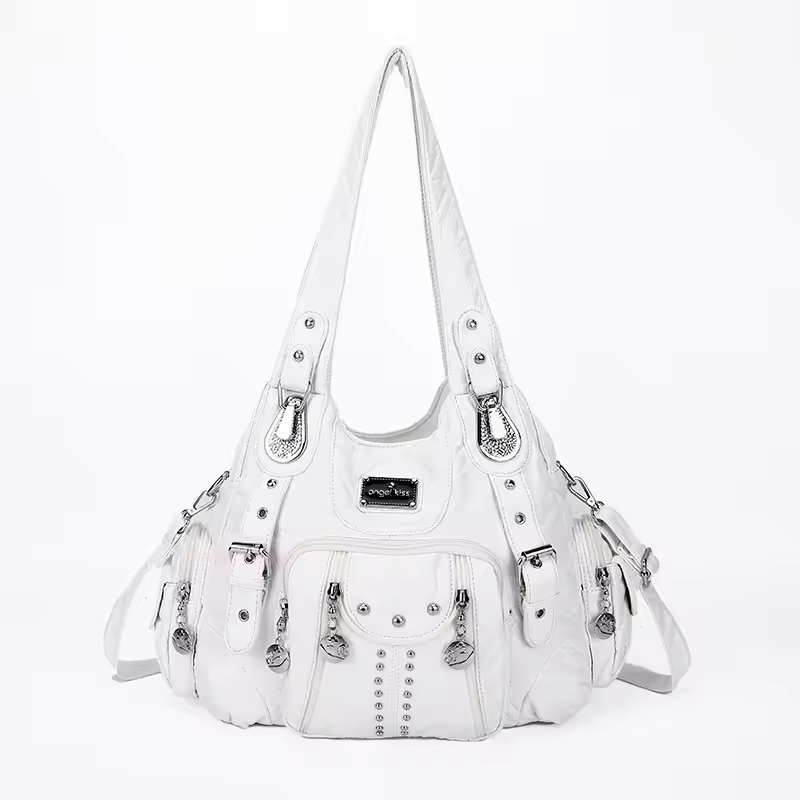 Angel kiss Bag Women Fashion Handbags Women Shoulder Bags PU Leather Handbag Female Satchel Shoulder Purse Bag bolsa feminina - Image 3