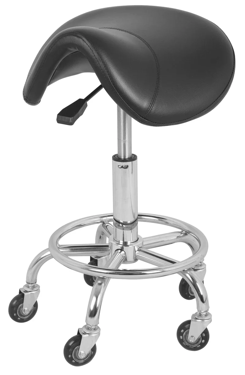 Pet beautician waist special stool, ergonomic rotating chair, saddle chair, lifting chair