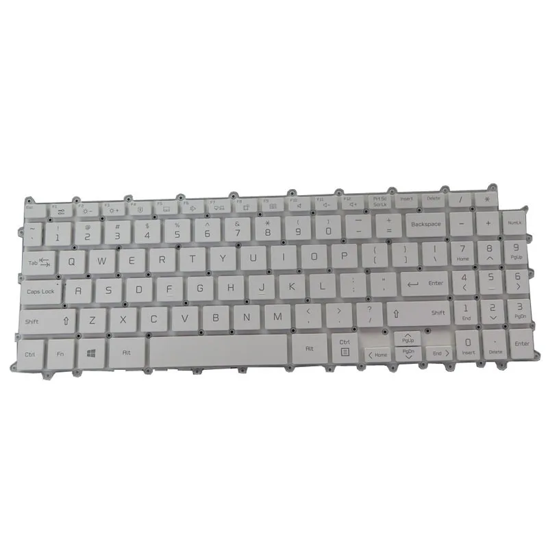 YD Laptop Backlit US Keyboard SG-B0330-XUA SN8001BU1 AEW74230002 English US White 15Z90P 16Z90P 15ZD90P 16ZD90P 16ZD90P-G New