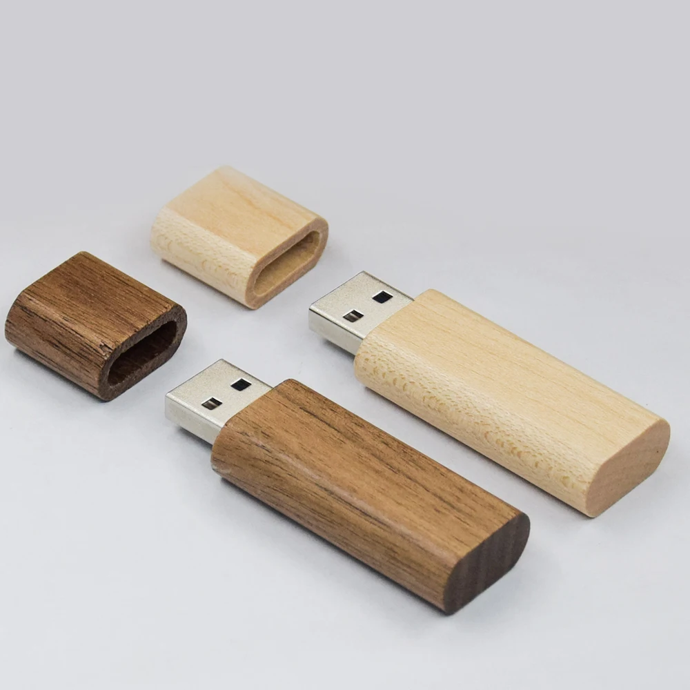 50 ピース/ロット無料カスタムロゴ木製 USB フラッシュドライブペンドライバー木材チップペンドライブ 4 ギガバイト 8 ギガバイト 16 ギガバイト 32 ギガバイトのメモリスティック結婚式のギフト