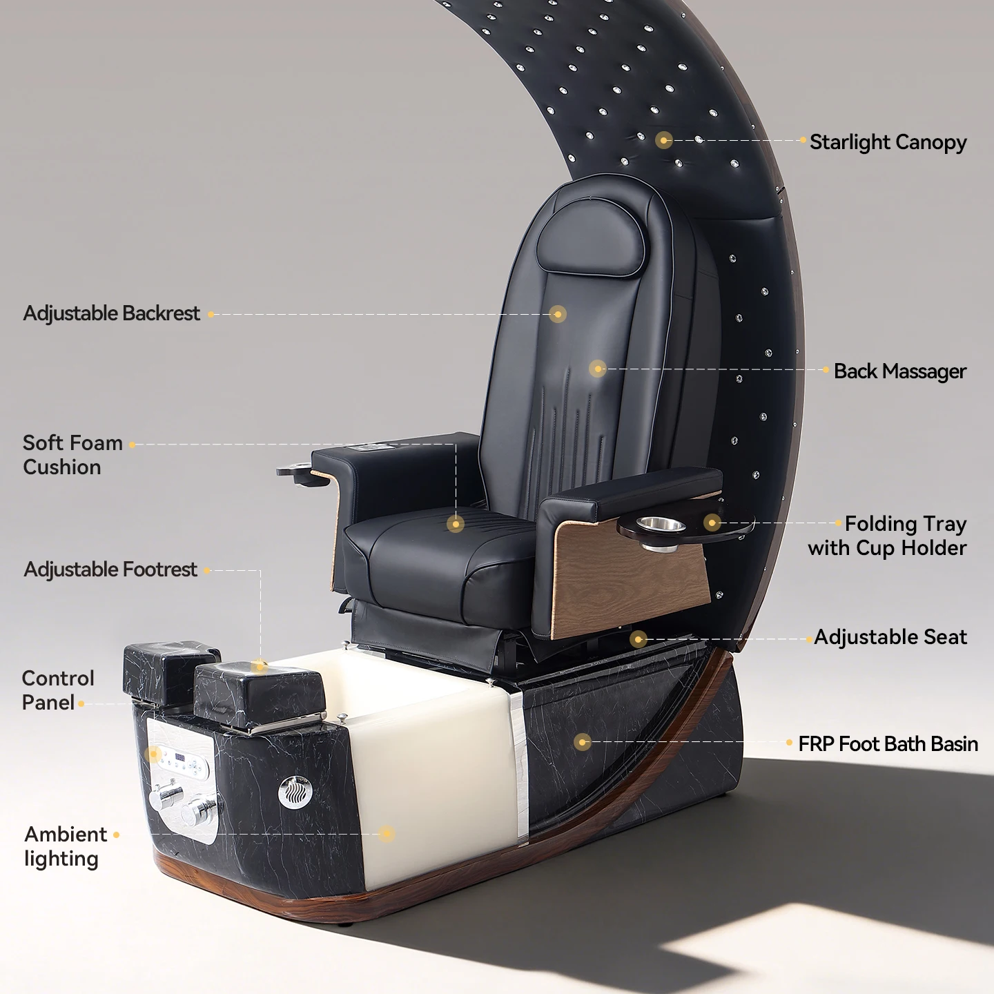 Pedicure Spa Chair Comfortable Foot Treatment Sofa For Professional Nail Salon