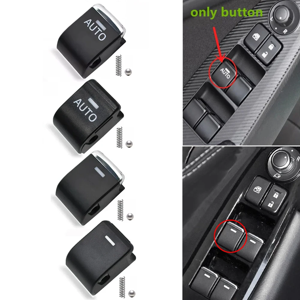 

For Mazda 2 Demio DJ 14-19 3 Axela 14-19 6 Atenza 14-22 CX-5 13-22 CX-8 18-24 CX-9 19-24 Car Front Left Window Switch Button Cap