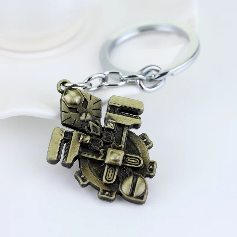 Game World Of Warcraft Keychain WOW Logo Metal Pendant Key Chain for Women Men Keyring Jewelry