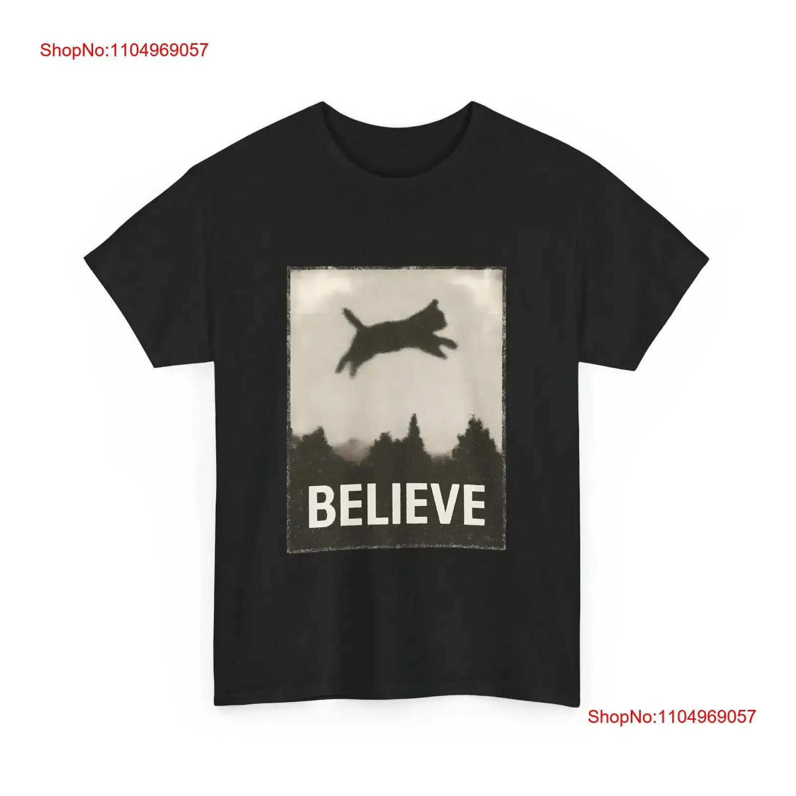 

Футболка с плакатом Cat Believe, пародией, X Files, забавный винтажный стиль, винтажная, мягкая, универсальная, повседневная, слегка мужская