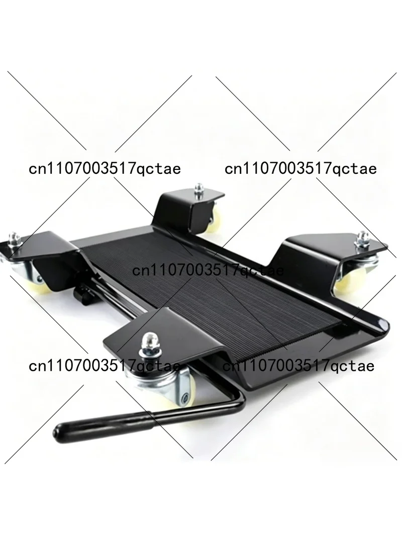 Motorcycle Rear Wheel Bogie, Mobile Shifter Parking Rack, Center Support Stand for Garage Storage
