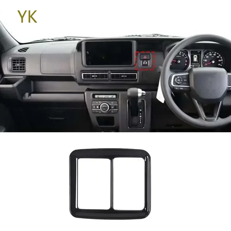 

For Daihatsu ATRAI HIJET CARGO 22-23 Car Dual Flashing Light Button Frame Cover Decorative Interior Car Accessories