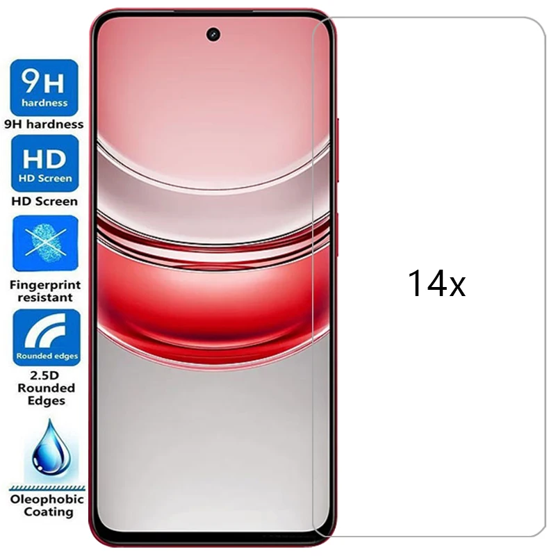 screen protector for realme 14x protective tempered glass on realme14x 14 x x14 phone film glas realmi reali real me relme reame