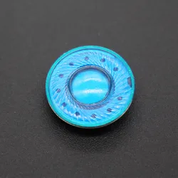 1Pair 15.4mm Earphones Speaker unit PET Blue Diamond Diaphragm Bass Vocal Earphones DIY Drivers 32 Ohm 300 Ohm Earphones Driver