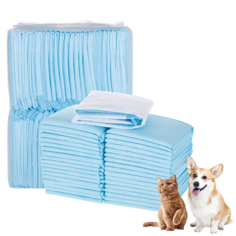 100/50/40/20PCS Pannolini Assorbenti Per Cani Usa E Getta Addestramento Per Cuccioli Pipì Pad Superficie Ad Asciugatura Rapida Zerbino Cuscino