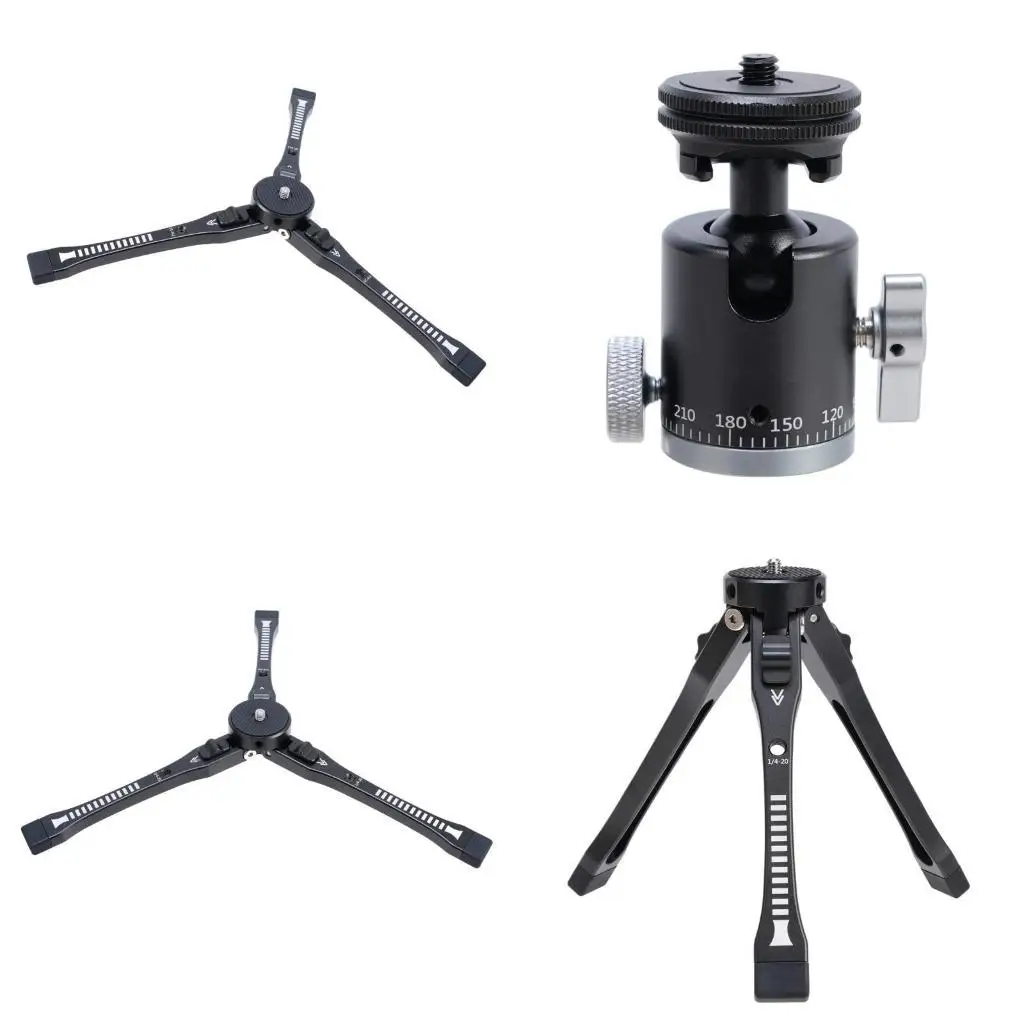 652F Phone Tripod for Phone Portable Selfie Tripod Phone Tripod Stand for Video Recording Travel Tripod for Cellphone