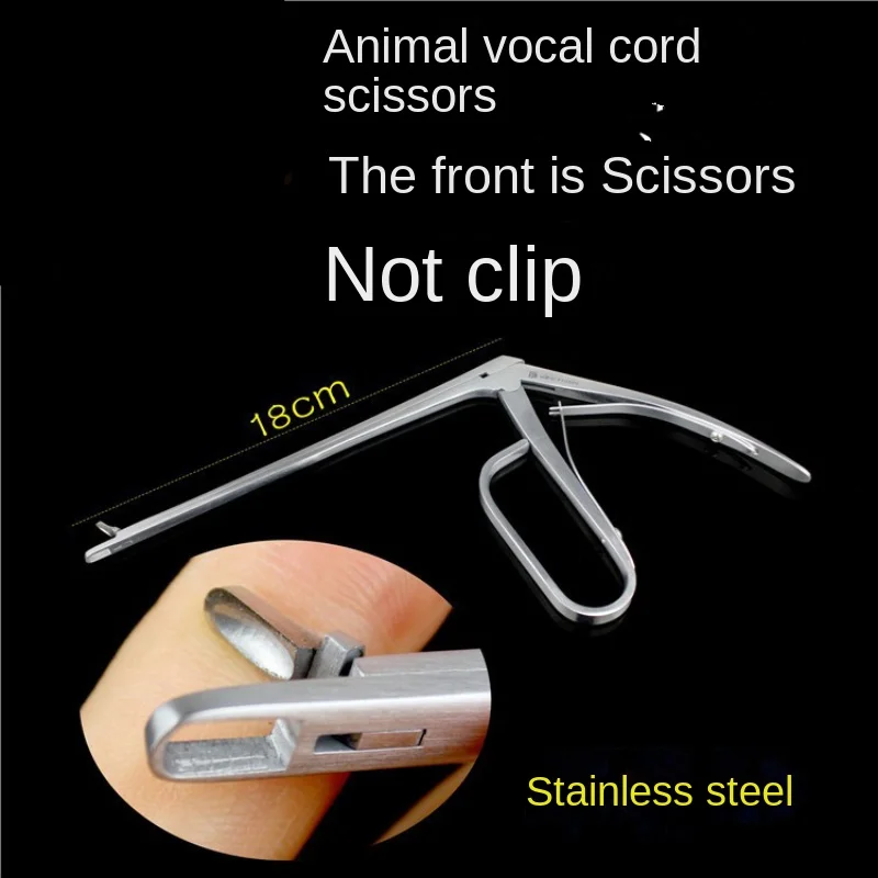 Shanghai Jinzhong JZ Medical Stainless Steel Pet Animal Vocal Cord Scissors Sharp Cat Dog Vocal Cord Scissors