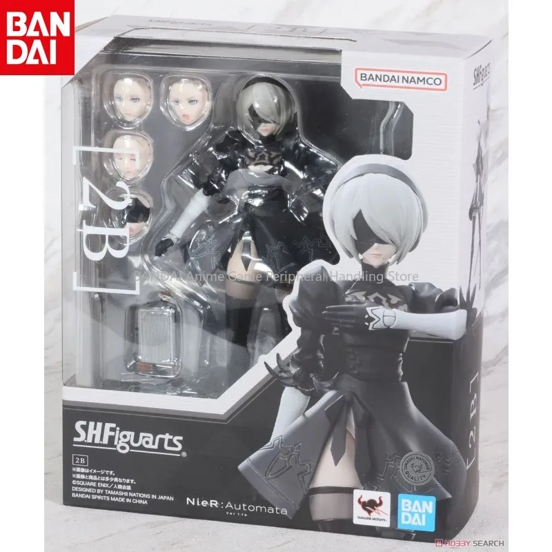 

Bandai Original S.H.Figuarts NieR: Automata 2B Tamashii Nations PVC Anime Action Figure Toy Model Holiday Gift