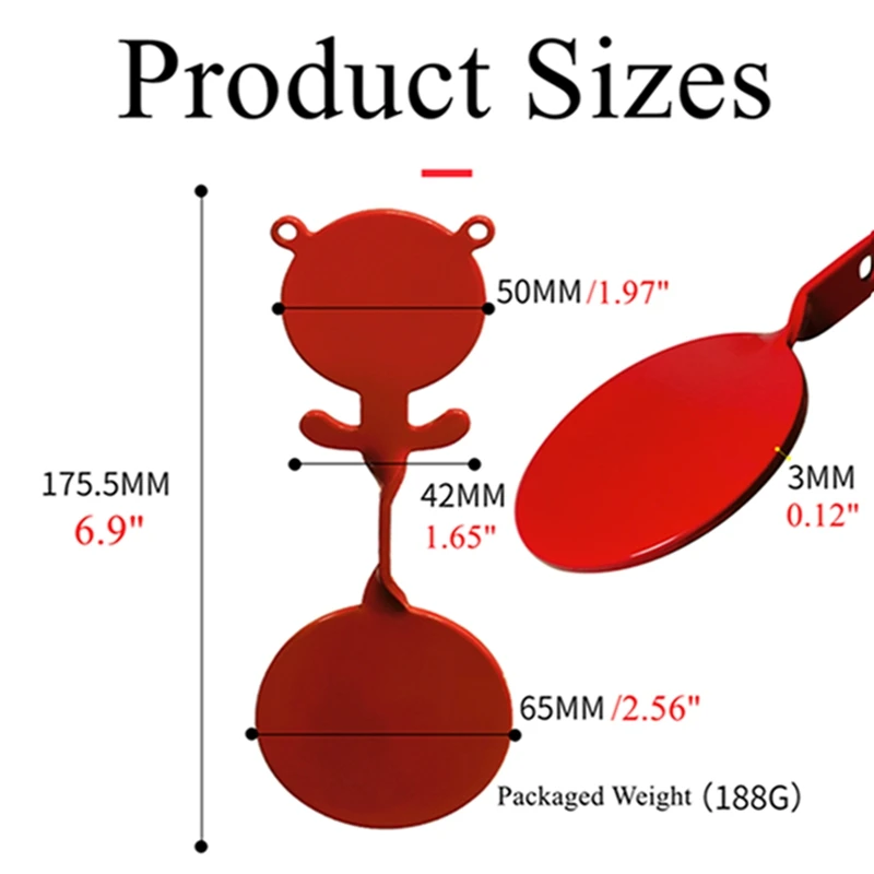 Строп для пневматической винтовки, мишени для пневматического ружья, мишени для пневматического ружья, мишени для охоты, мишени 2,5 дюйма, медведь,