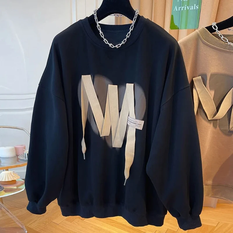 New Hoodie with Three-dimensional Design for Women Top and Jacket with Velvet Long Sleeved Hoodie for Women Trendy