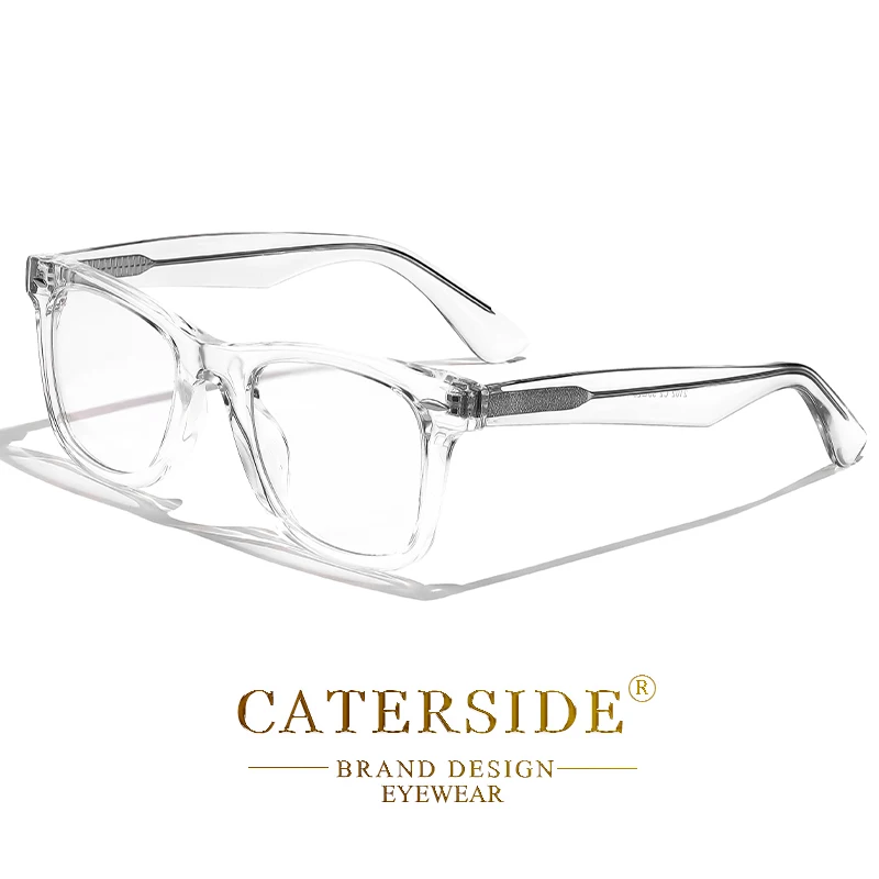 CATERSIDE Mode Herren Brillengestell Markendesign Hochwertige Tr-90 Rahmen Damen Anti Blaues Licht Computerbrille – Detail 17
