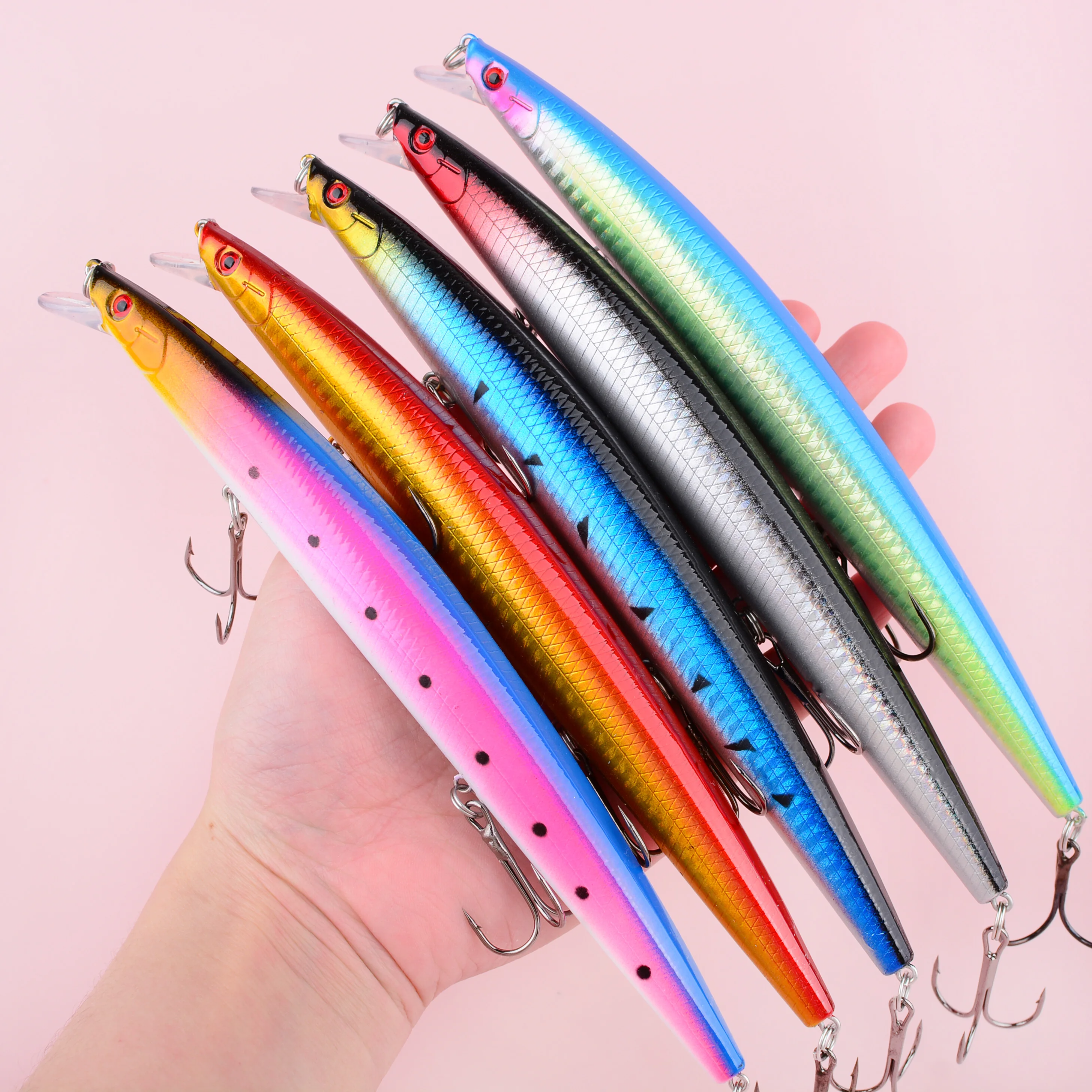 Señuelo Minnow con láser para pesca en el mar - imagen 2