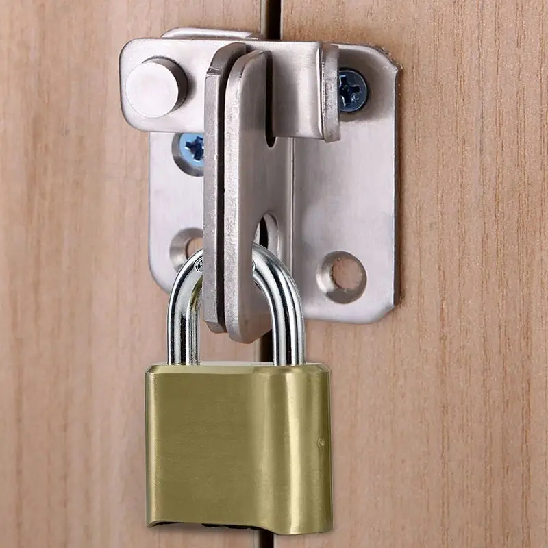 1/5set Flip Latch Gate Latches Stainless Steel Left Right Flip Latch Flip Stainless Steel Sliding Bolt Door Lock Buckle Hardware