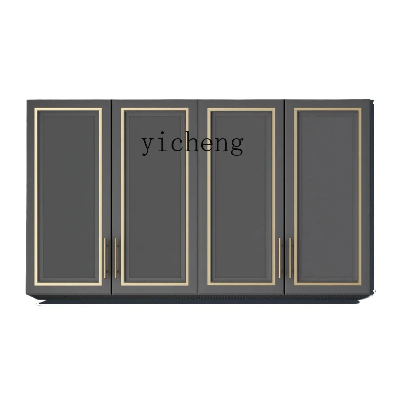 Tqh Alumimum Wall Cupboard Wall Cabinet Wall Top Cabinet Bedroom Locker Bathroom Balcony Waterproof Storage Cabinet