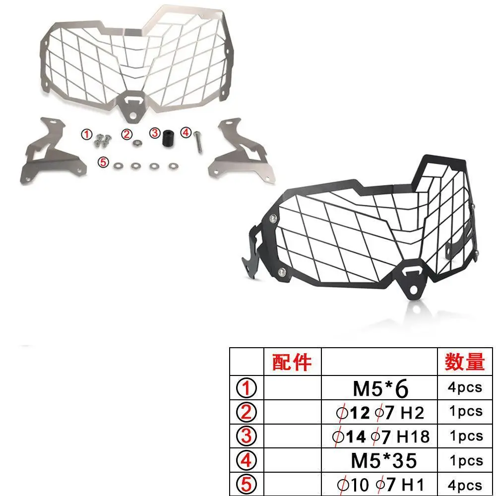 Penutup Pelindung Lampu Depan Grill Untuk Honda CRF 250L CRF250L CRF 250 L Rally CRF 300L 300 L Rally 2017-2021 2022 2023 2024 2025