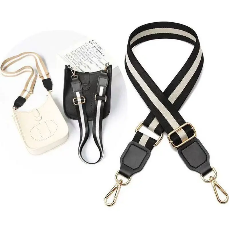 Purse Strap Handbags Crossbody Women Adjustable Replacement Bag Belt Guitar Straps Stripes Detachable Sling Shoulder Strap