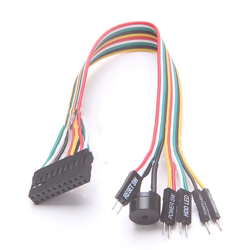 Z 2x For ASUS Q-Connector Motherboard 20cm Jumper Line Extension Cable Cord Connector