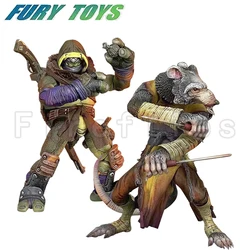 5inches Fury Toys Action Figure Samurai Turtles Wave 2 Autumn Master Parts Anime Movie Model For Gift