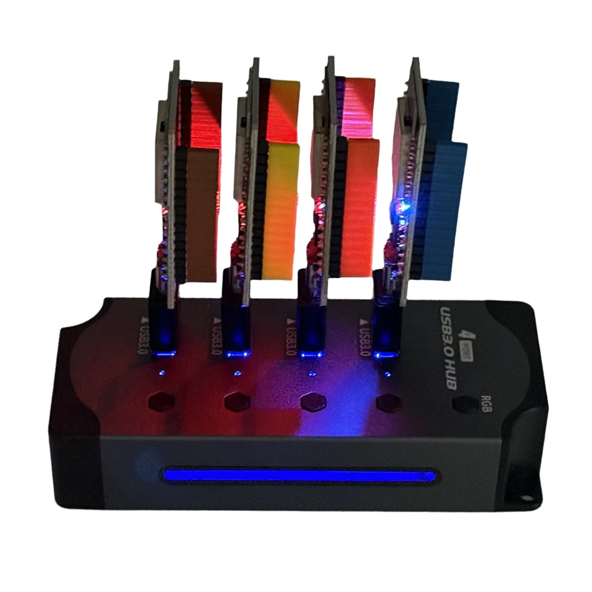 Gran oferta NerdMiner Hub 1500KH/S minero de lotería individual 4X370KH/S Kit combinado de minero Bitcoin BTC Miner Asic Mining estación de minería criptográfica