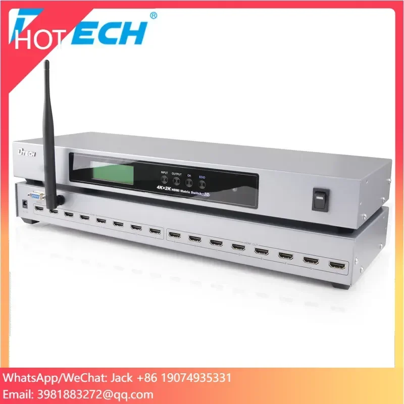 3D 4K*2K 고화질 비디오 지원, 스플리터 익스텐더 연결 가능, 8*8 매트릭스 스위치