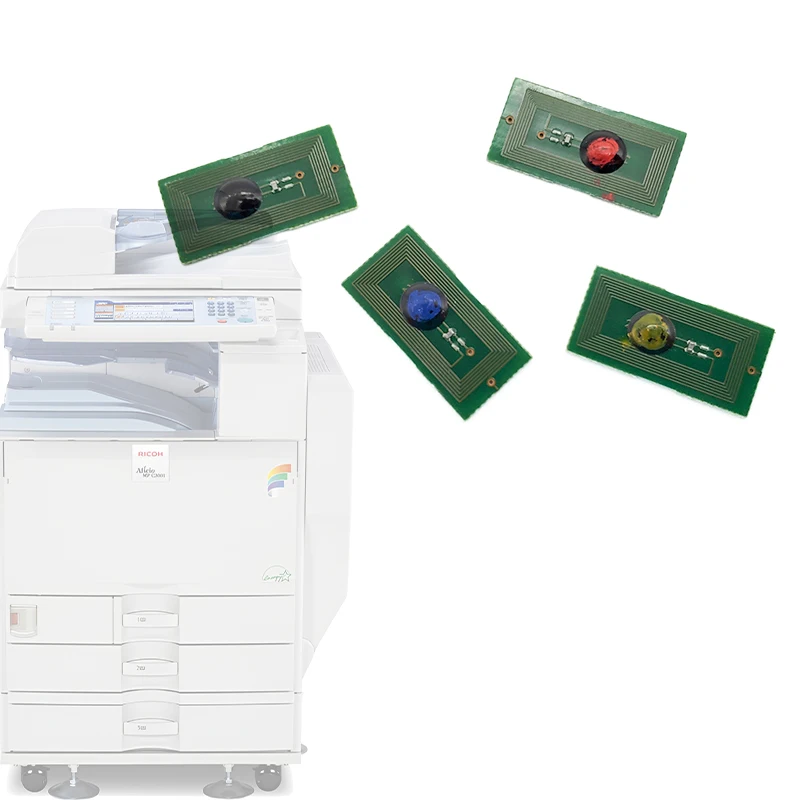 

High Quality Craftsmanship Toner Cartridge Chip For Ricoh MPC3001 3501 2800 3300 4000 5000 Copier Accessories Four Color Chip