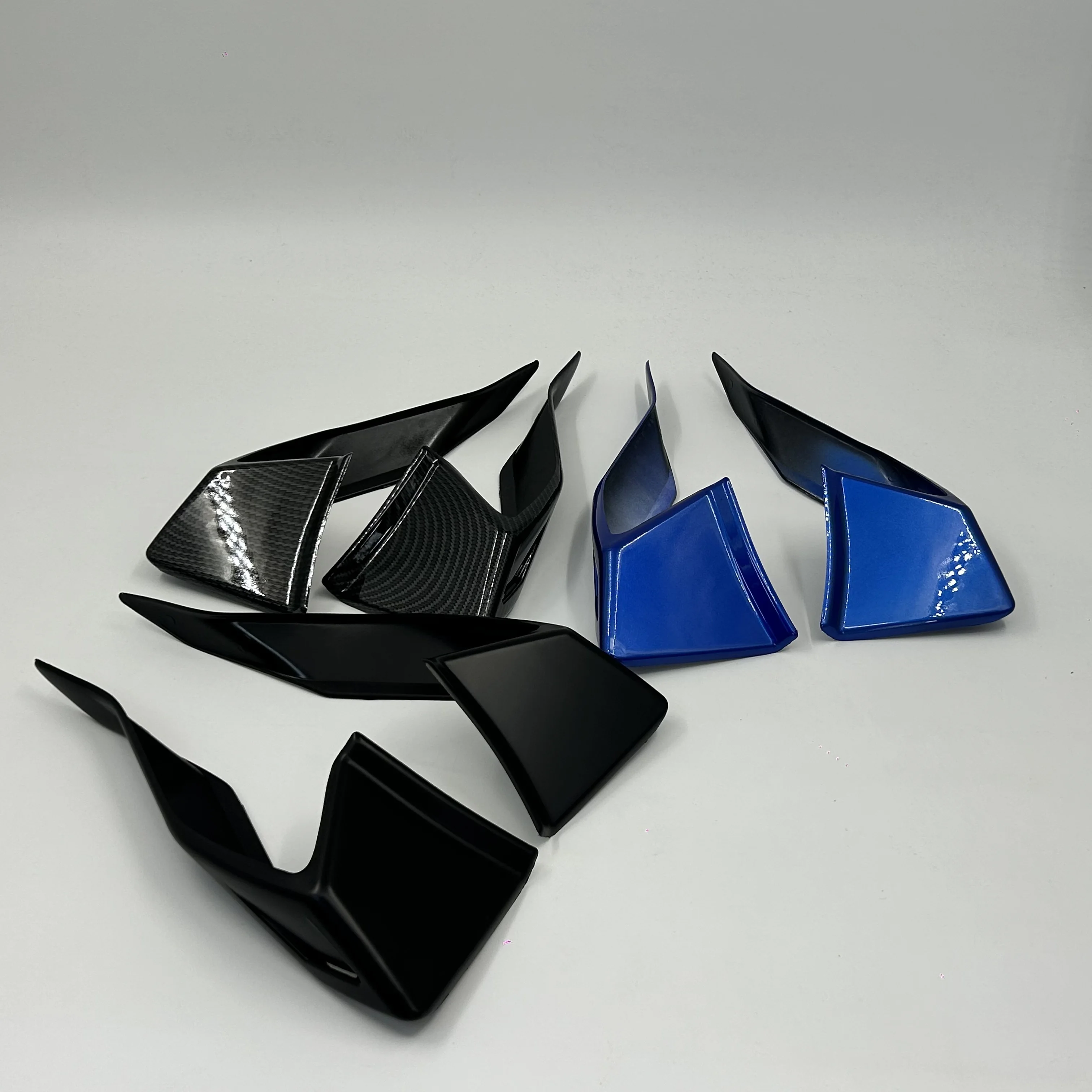 오토바이 공기역학적 윙 키트 고정 윙렛 페어링 (야마하 YZF R3 R25 2019 2020 2021 2022 2023 2024)