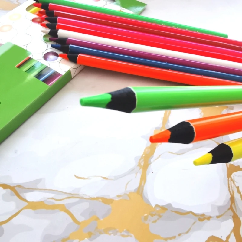 12Pieces 12 Color Coloring Pencils Colorful Pencils Drawing Pencils Dropship